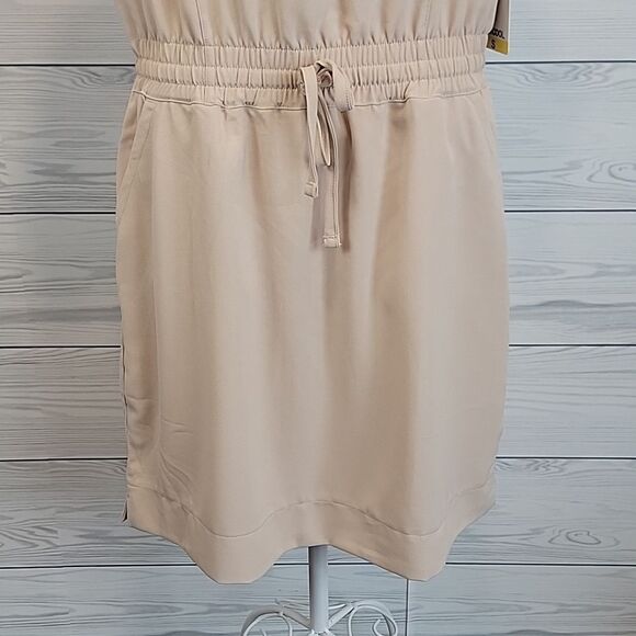 32° Cool travel dress knee length - nude blush Women's Size S - Picture 3 of 14